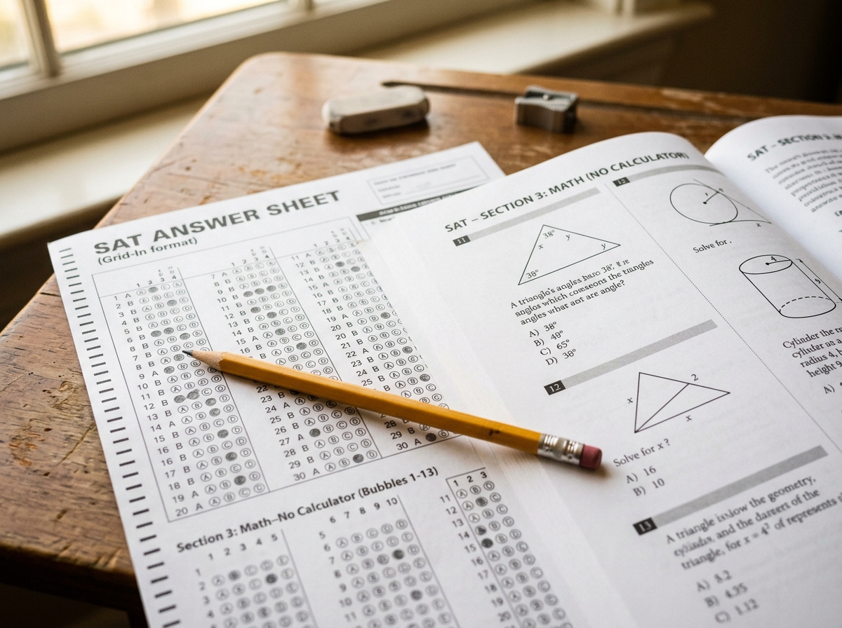 Academic study and SAT test preparation